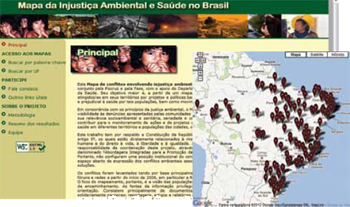 Mapa da Injustiça Ambiental e Saúde no Brasil